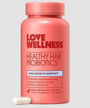 Love Wellness Healthy Hair Probiotics ~ Hair Growth Support 30ct - New